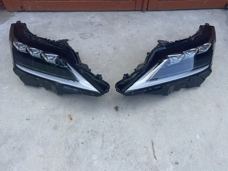 Lexus RX фари передні рестайлінг 4 лінзи система Blade Scan 19-22 року