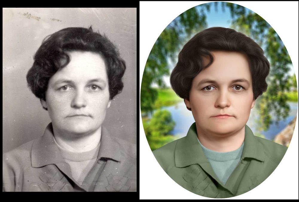 Ретуш фото для гравіювання, фотоскла та кераміки