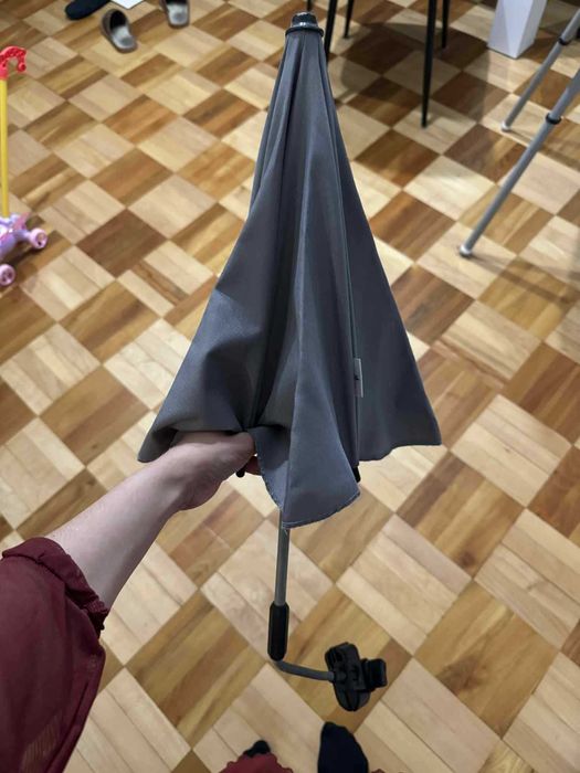 parasolka do wózka gondoli spacerówki caretero szara