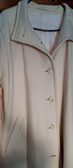 Płaszcz damski przejściowy ecru Richard Muller