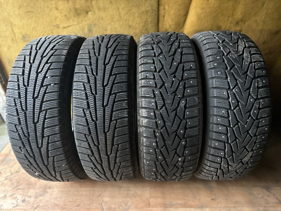 Резина зимняя 215/60 r17 400$ комплект как новая