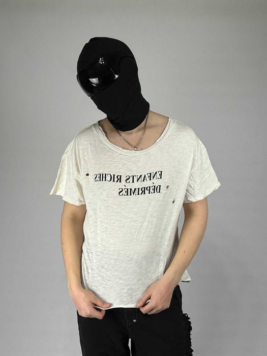 Футболка біла Enfants Riches Deprimes archive distressed белая
