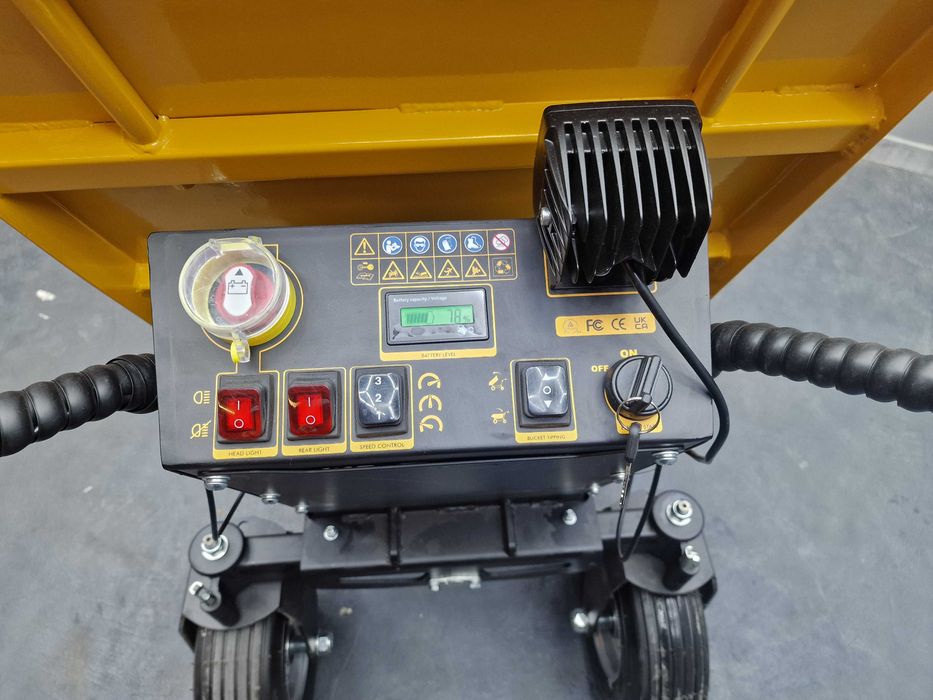 Elektryczne wozidło kołowe taczka BK500HE 500kg Transporter