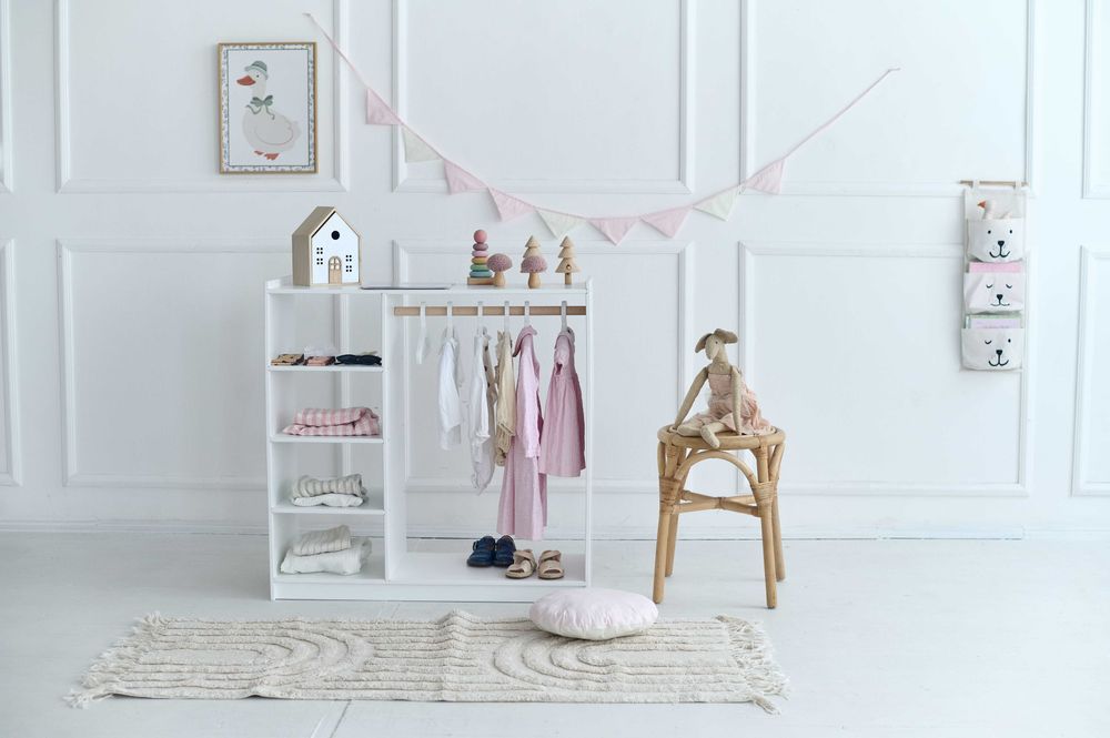 Гардероб дитячий Монтессорі Детский гардероб Шкаф детский Монтессори