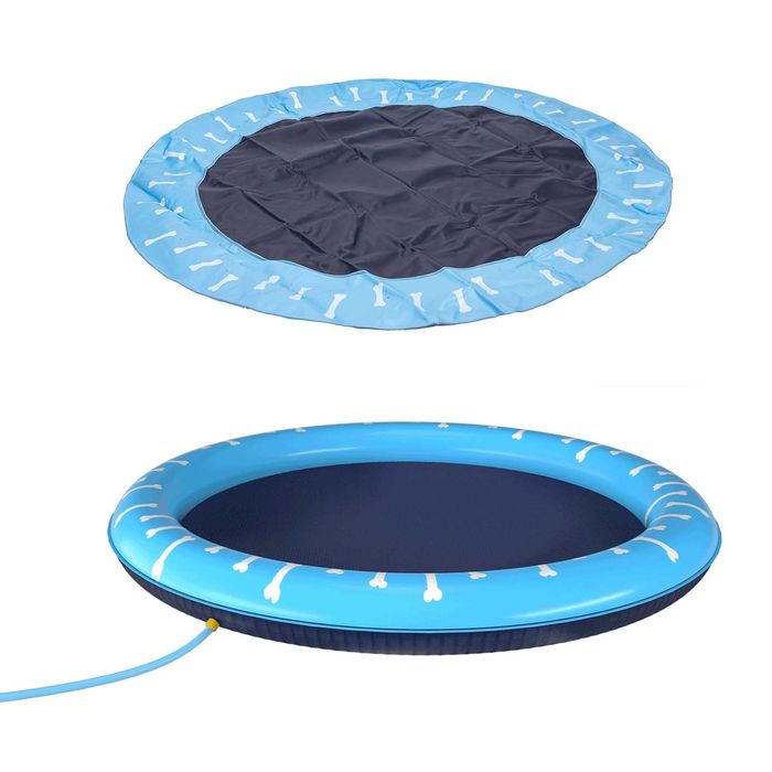 NOVO - Piscina para Cão com Repuxo 140 e 170cm, spray pad