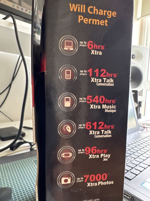 Bateria Energizer Energi To Go XP18000 power pack for laptops