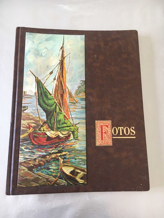 Conjunto de 2 álbuns fotográficos vintage