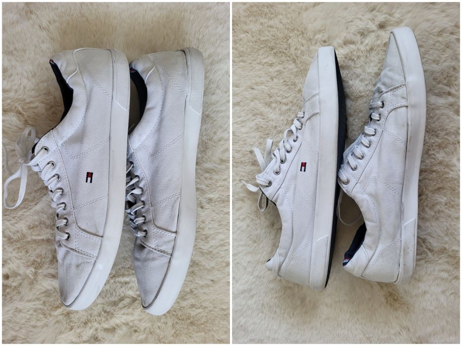 Białe tenisówki Tommy Hilfiger EU44 UK10
