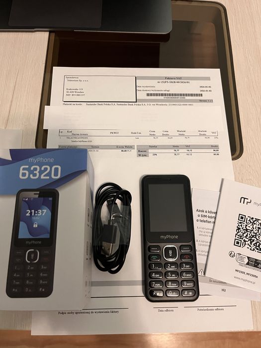 Telefon dla seniora MyPhone 6320 nowy 2 lata gwarancji