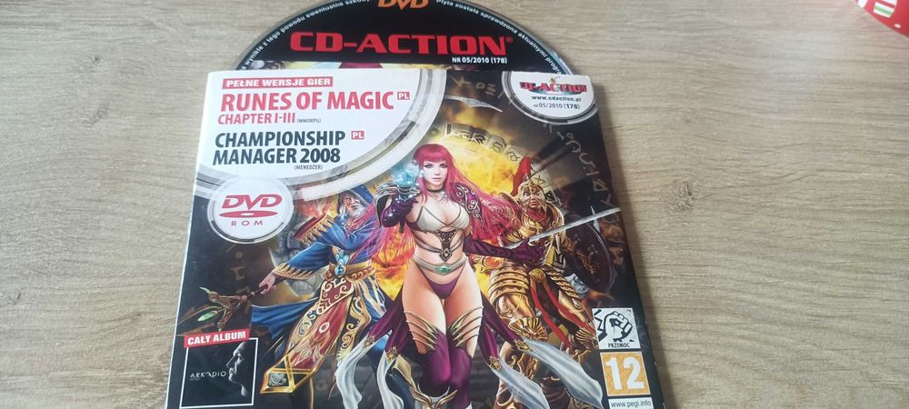Płyta CD-ACTION 178 (5/2010) Runes of Magic, Championshim Manager 2008