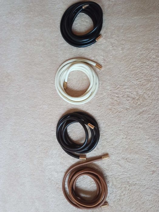 Щільний пояс шнурок, пояс мотузка, веревка, пасок, кнут. є кольори