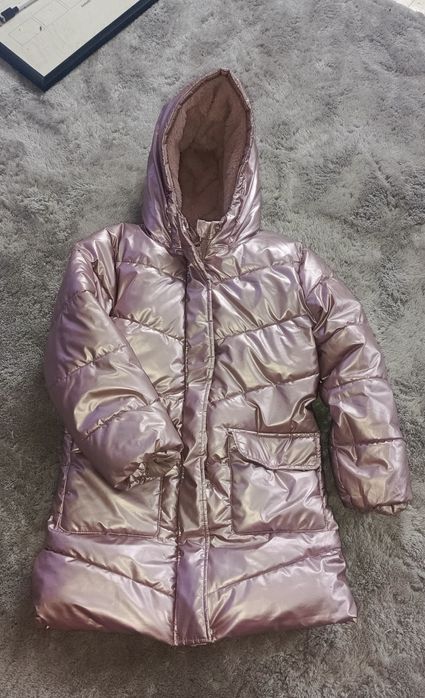 Kurtka płaszczyk dziewczęcy r. 134