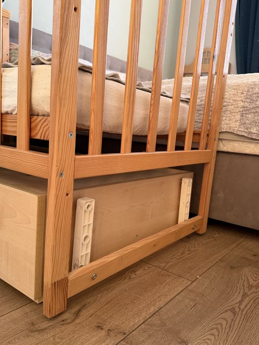 Ліжечко дитяче 120х60 з маятником