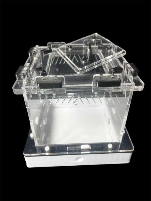 Арена для муравьиной фермы 15х15х13.5 см , двойная крышка с задвижками