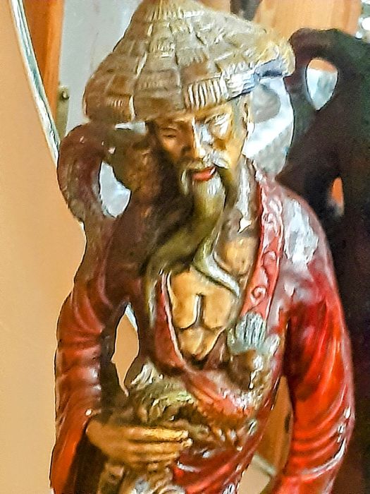 Duża Figura-rzeźba azjatycka 50 cm