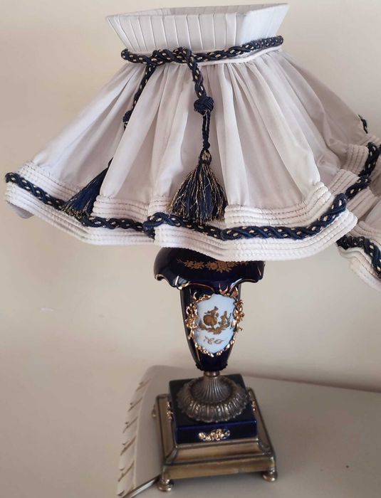 2 Candeeiros em porcelana de Limoges