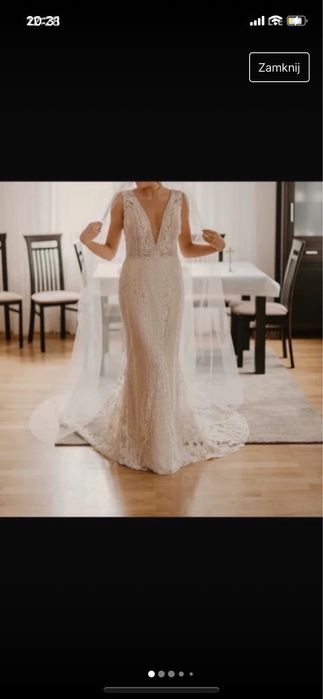 Suknia ślubna rybka Milla Nova Eva Gloria