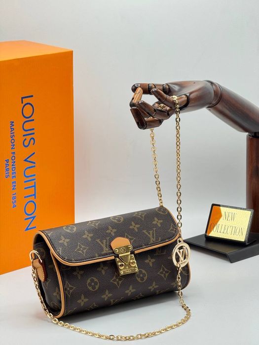 Шкіряна жіноча сумка Louis Vuitton Pochette Camille, сумочка женская