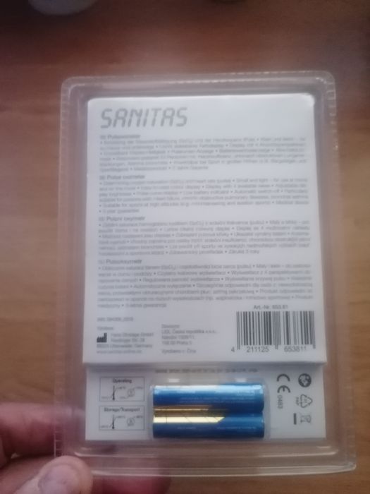 Pulsometr OXIMETR firmy Medisana GmbH Niemcy