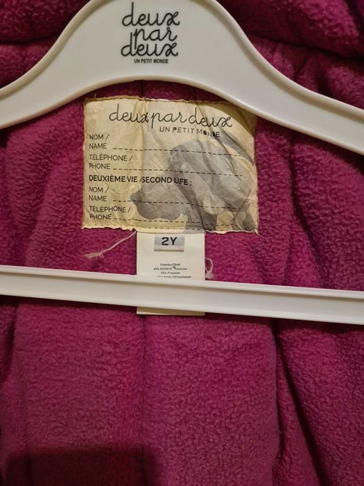 Зимний комплект для девочки  Deux par Deux