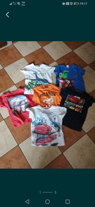 Avengers zigzak cubus koszulki 110/116 6 sztuk