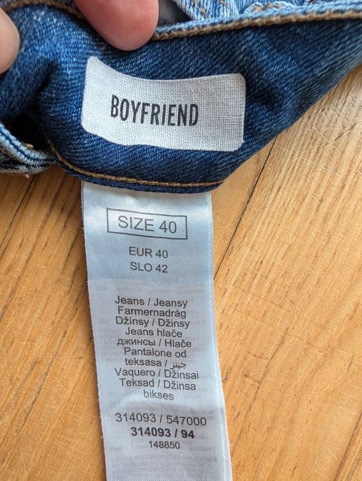Orsay jeansy damskie boyfriend 40