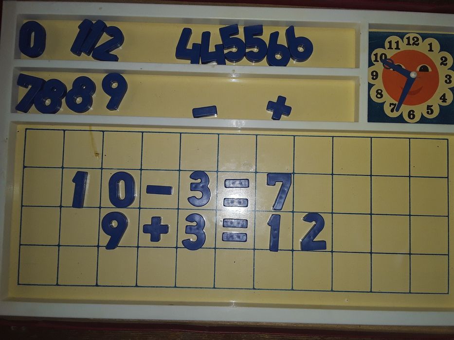 Магнитная математика игра 1981 для детей.Обмін на садовий інструмент