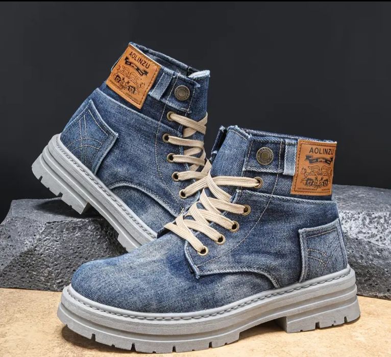 Buty trapery jeansowe NOWE rozmiar 42