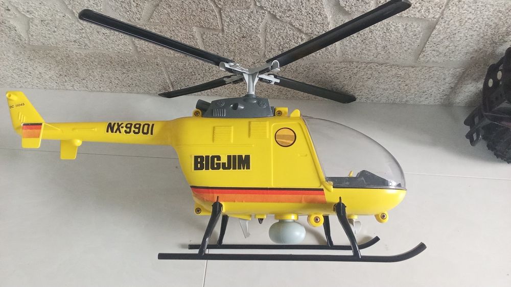 HELICÓPTERO Grande 63 Cm. Adorno e Divertir Criança 2 Fotos