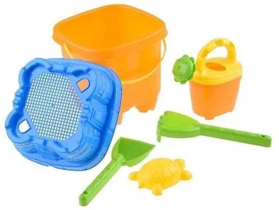 Zestaw do piaskownicy wiaderko do piasku na plażę mix kolorów