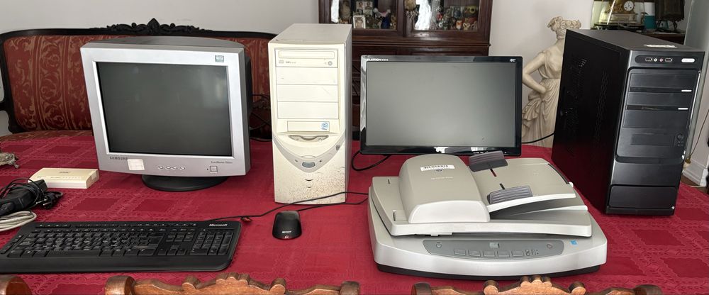 Conjunto 2 computadores + scanner