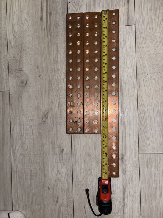 Miedziana szyna zbiorcza