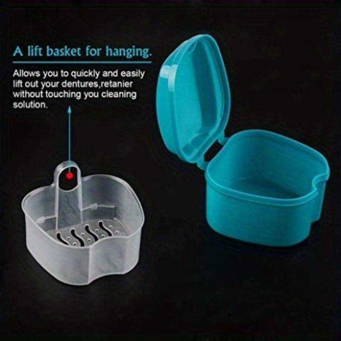 Caixa  nova de limpeza para próteses ou dentaduras (envio grátis)