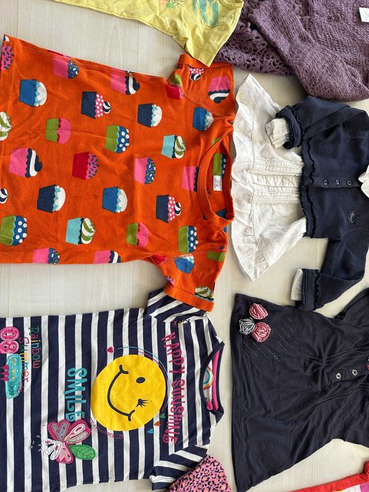 Paka Ubrań dla dziewczynki  Mix w różnych rozmiarach 48 szt