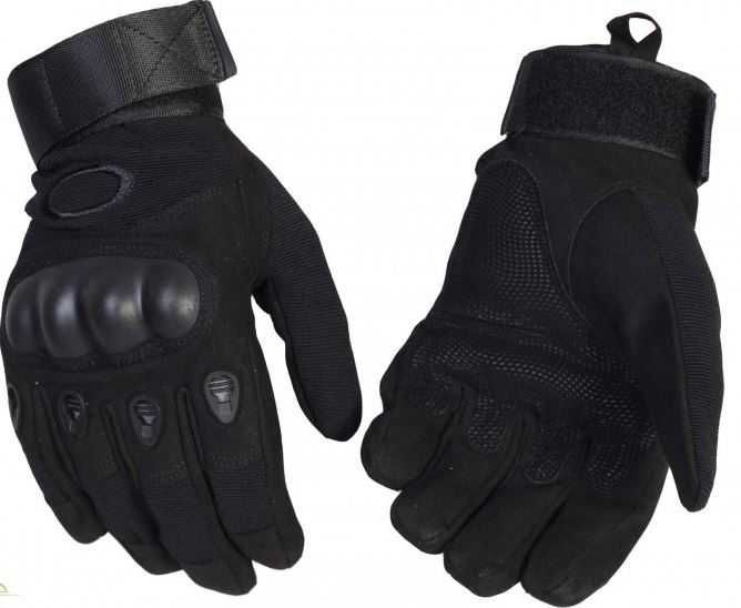 Перчатки Тактические закрытые, множество размеров, зеленый и черный