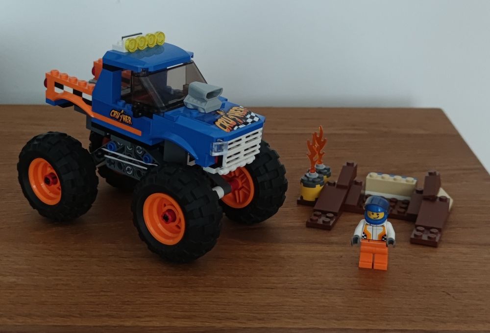 LEGO City 60180 Monster Truck kompletny pudełko instrukcja