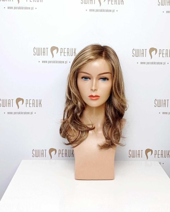 Długa, falowana peruka syntetyczna Wąchock