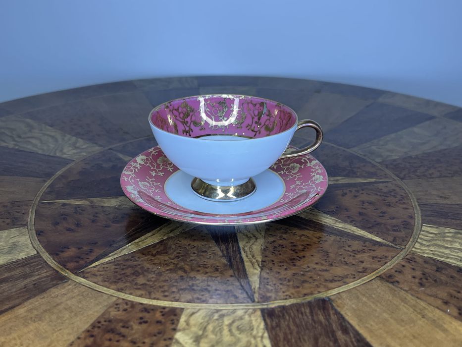 Filiżanka ze spodkiem do espresso Handel in Bavaria | Niemcy, vintage