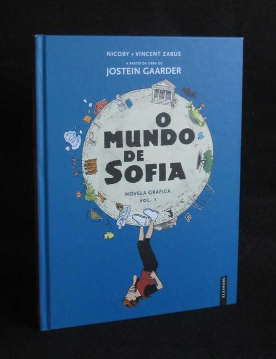 Livro O Mundo de Sofia Novela Gráfica Vicent Zabus Jostein Gaarder