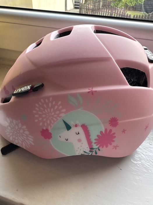 Kask Uvex kid 2 cc Kids Helmet- pink unicorn matt! Nowy.