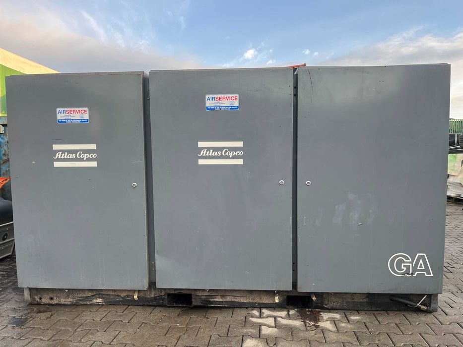 Sprężarka śrubowa ATLAS COPCO GA808, 75kW, 11,25m3/min