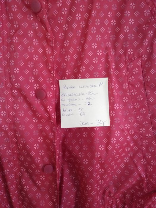 Na sprzedaż parka czerwona rozmiar M