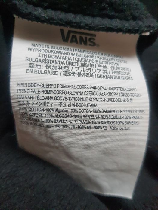 Bluza chłopięca Vans czarna r. 164/176