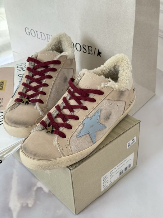 РОЗПРОДАЖ!Преміум якість. Розміри 37 38 Golden Goose утеплені з хутром