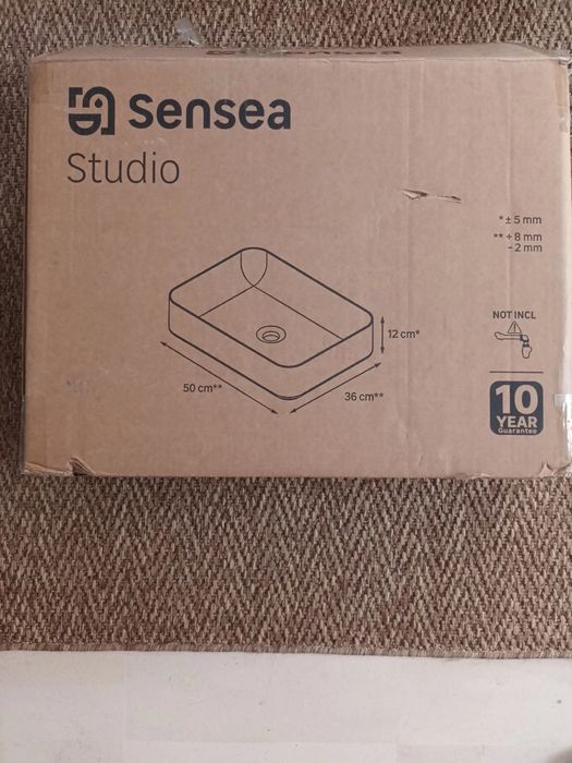 Lavatório Sensea preto mate