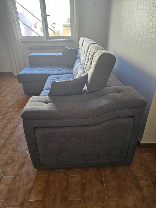 Sofá com Chaise longue