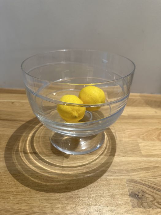 Taca/fruteira de cristal Atlantis