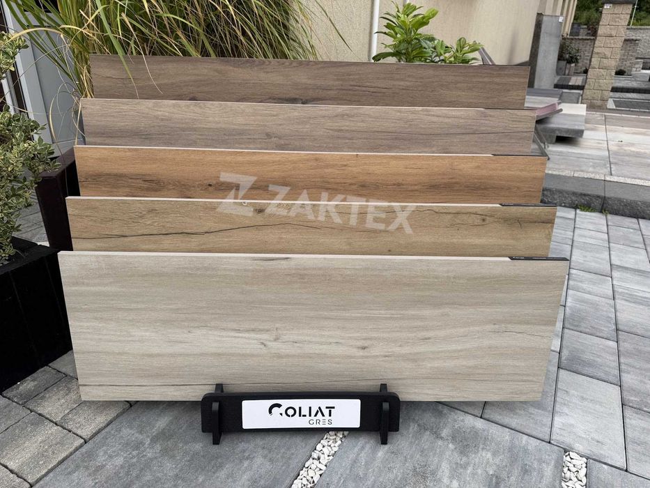 płyta gresowa goliat 120x40x2 kolekcja Corax drewnopodobne