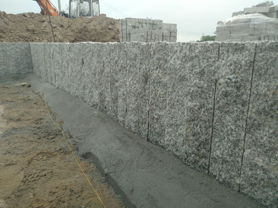 granit 10x10x20cm palisada słupek obrzeże kostka granitowa ziemia żwir