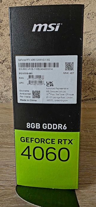 MSI GeForce RTX 4060 Gaming X 8GB GDDR6 z prawie 2 letnią gwarancją